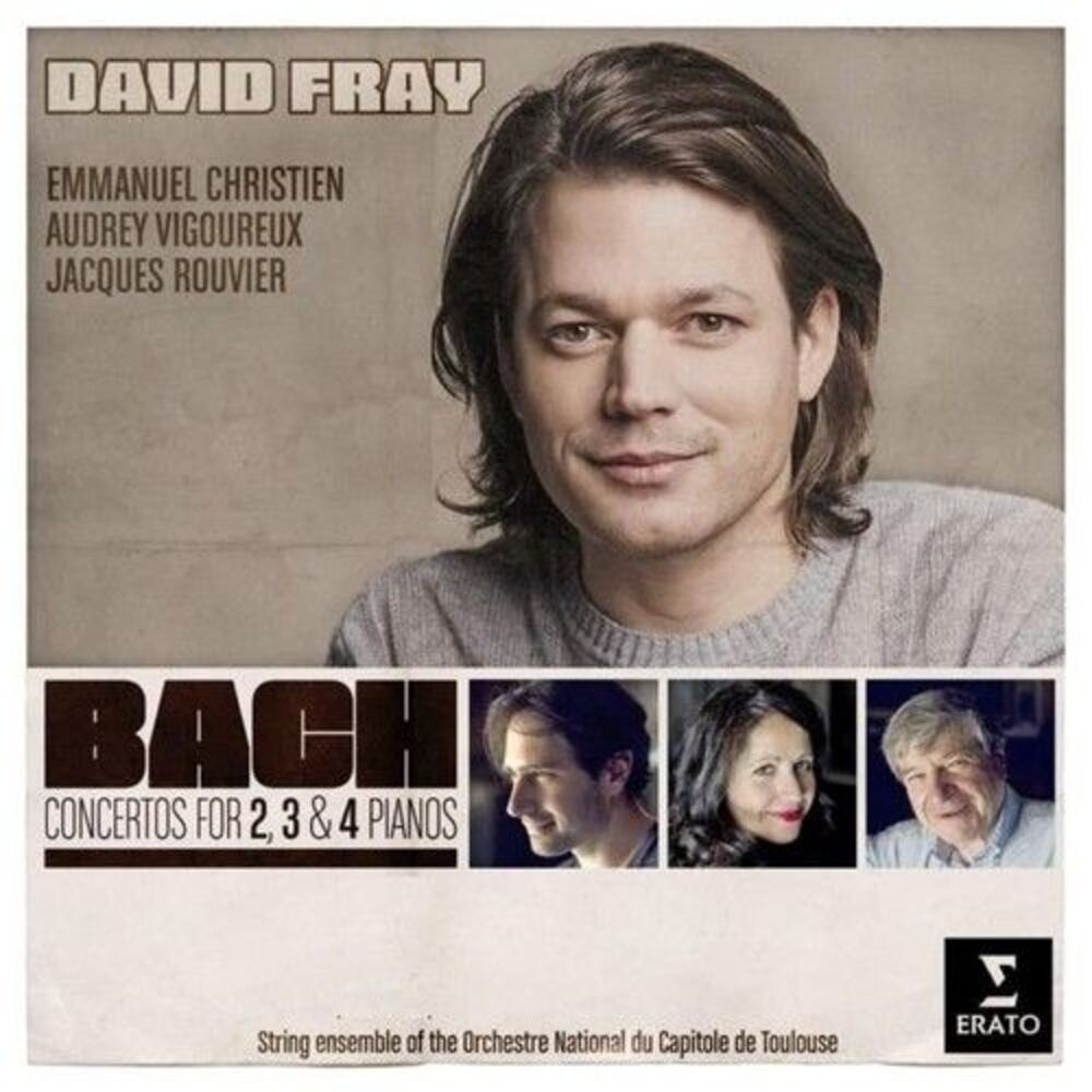 David Fray - Bach Concertos For 2, 3, And 4 Pianos  CD